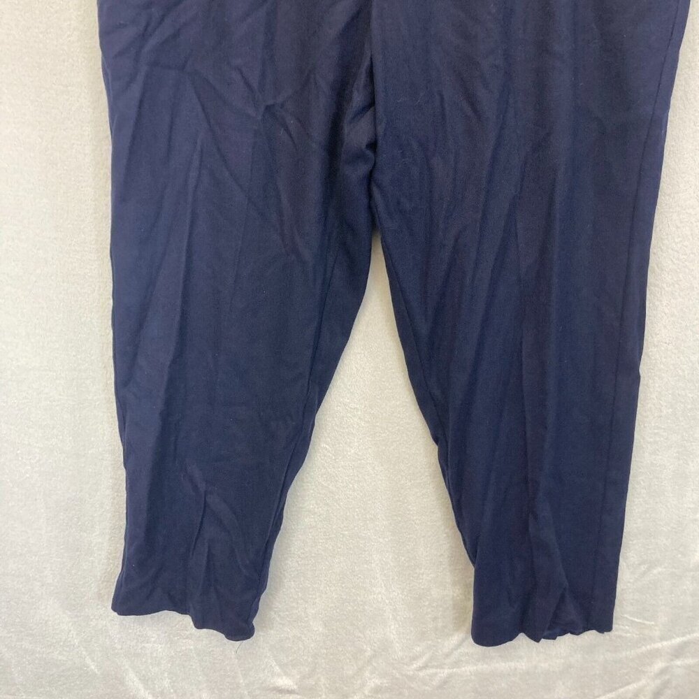 NEW Vintage Koret Wool Trouser Pants Womens Size 22W Belted Tapered Office NWT - Picture 4 of 12
